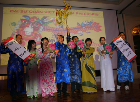 Neujahrsfest-Feier der Vietnamesen im Ausland